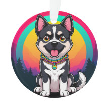 Chien de dessin animé joueur