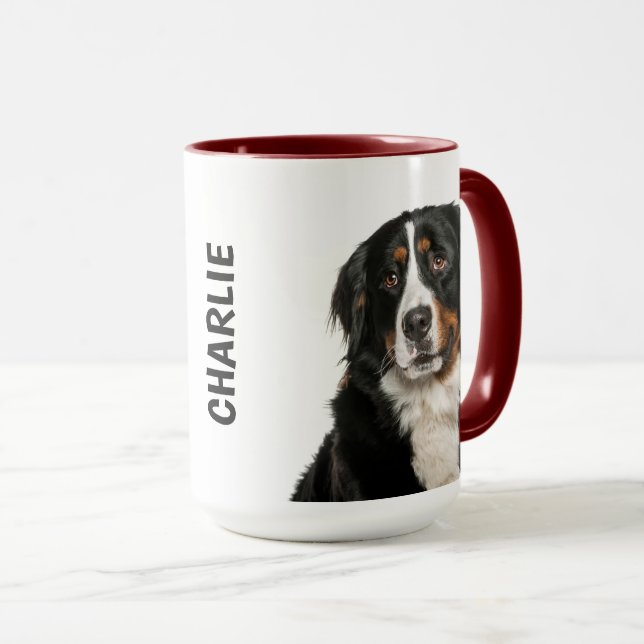 Chien de Montagne bernois Mug personnalisé (Devant droit)
