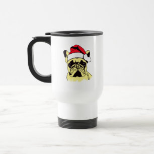 Chien de Noël en France Cartographie Voyage Mug