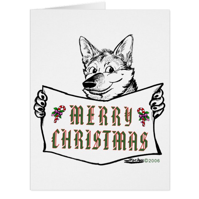 Chien de Noël : Joyeux Noël ! (Devant)