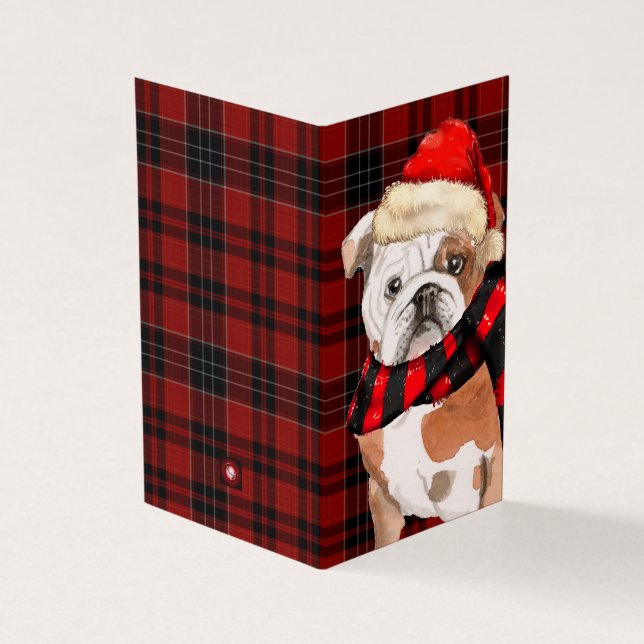 Chien de Noël Rouge Fête Pâté (Outside)