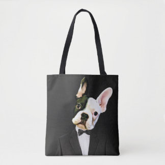 Chien de taureau français dans un Sac fourre-tout 