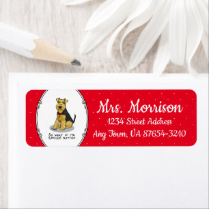 Chien de Terrier gallois taché - mignon