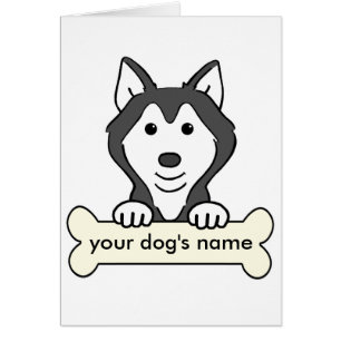 Chien de traîneau sibérien personnalisé