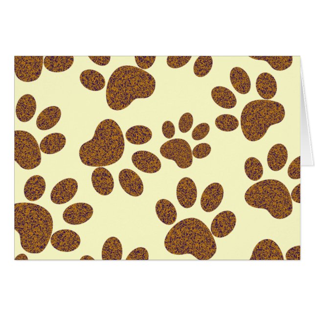 chien d'empreinte (Devant horizontal)