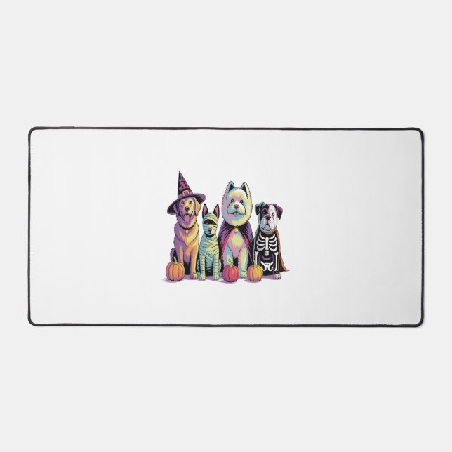 Chien d'équipe de brosse d'Halloween (Recto)