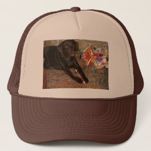 Chien d'Halloween avec Casquette de dent sucré