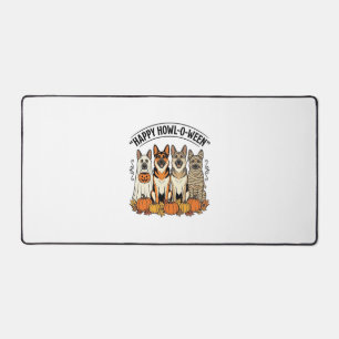 Chien d'Halloween Joyeux Howl-O-Ween Vintage Berge