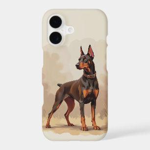 Chien Doberman Pinscher Brun Rouille Rouge