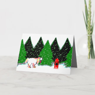 Chien Dreams ~ Carte de vacances