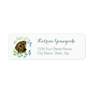 Chien élégant de Rhodesian Ridgeback avec une