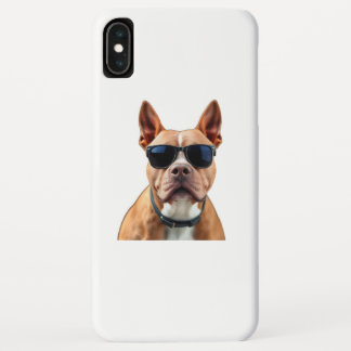 Chien en lunettes de soleil iPhone / coque ipad