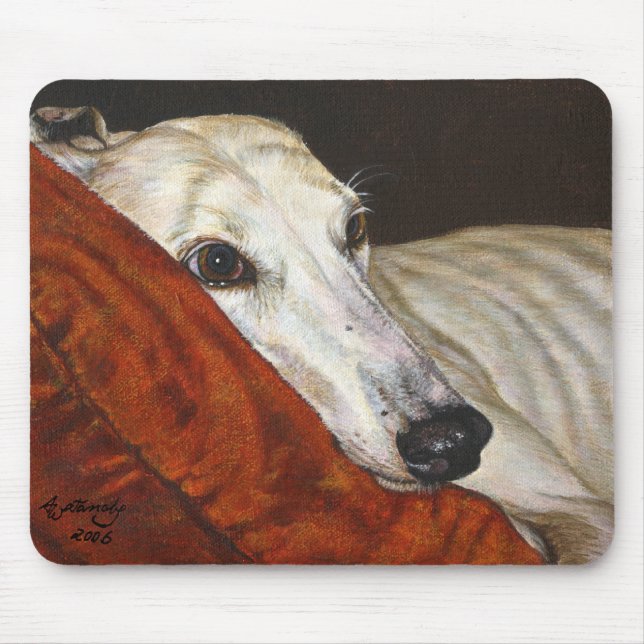 Chien enfin" tapis de souris "à la maison de (Devant)
