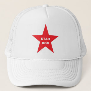 Chien étoile casquette sur Red Star