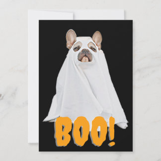 Chien fantôme - Invitation français de Boo-dog Hal