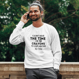 Chien fou Hommes Drôle Sarcastique T-shirt