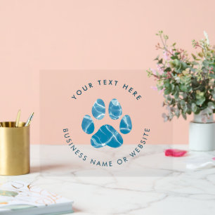 Chien Groomer Laver les pattes d'eau Imprimantes p