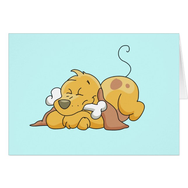 Chien heureux avec des T-shirts et des cadeaux d'o (Devant horizontal)