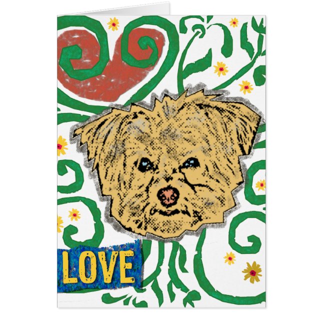 CHIEN : Jardin Multi-Poo de l'amour avec des (Devant)