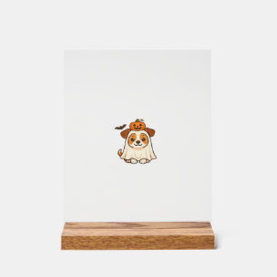 Chien Kawaii Halloween � Citrouille Fantôme Chiot 