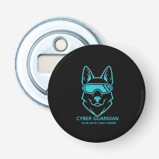 Chien Néon Cyber Gardien - Ouvre-bouteille pour jo