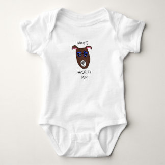 "Chien préféré de Papa" Body bébé