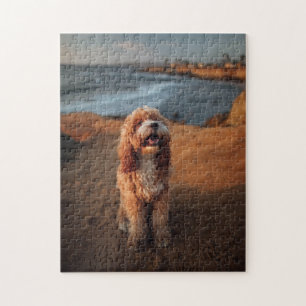 Chien Puzzles Animal Pic mignon Sad Chiot Photo