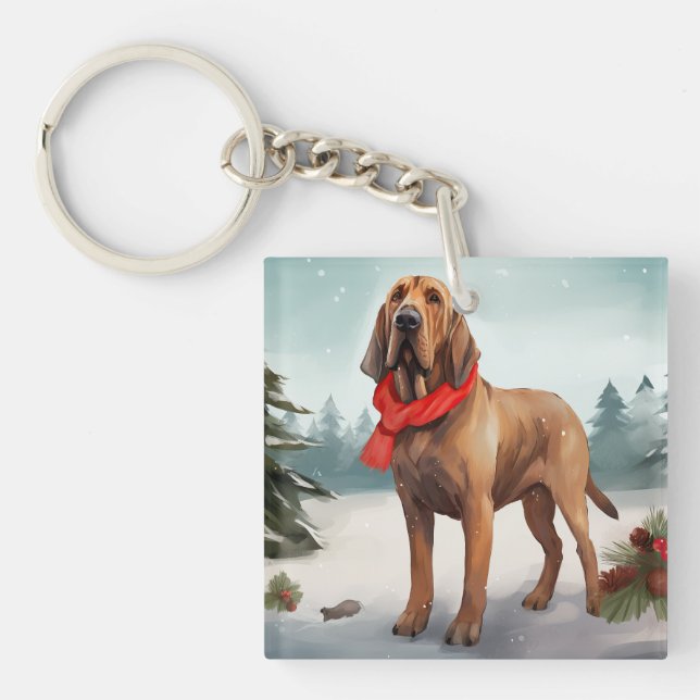 Chien sanglant à Noël de neige (Devant)