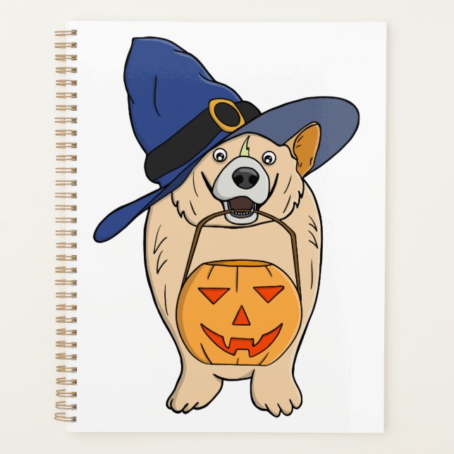 Chien Sorcière Citrouille (Devant)
