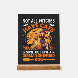 Chien sorcière drôle d'Halloween Berger allemand