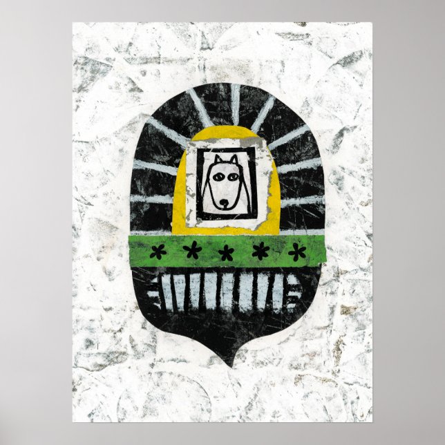 Chien sous le pont Poster Wall Art (Devant)