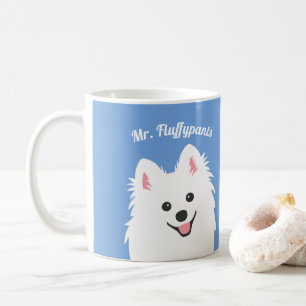 Chien Spitz Personnalisé, Samoyé, Mug Puppy Eskimo