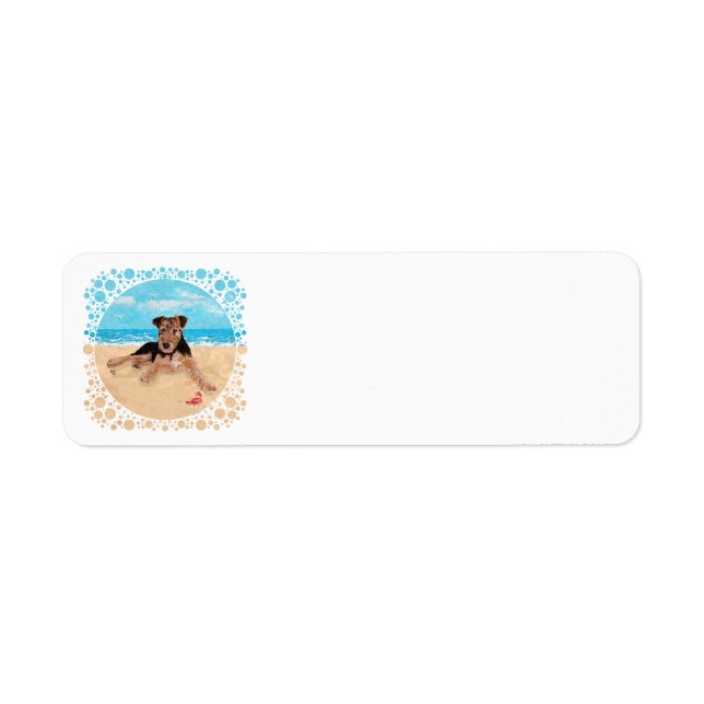 Chien sur la Plage (Devant)