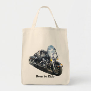 Chien sur moto Prêt pour ce sac à dos