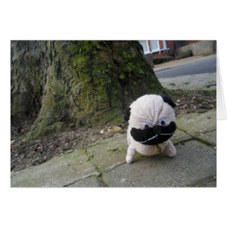 Chien sur un trottoir