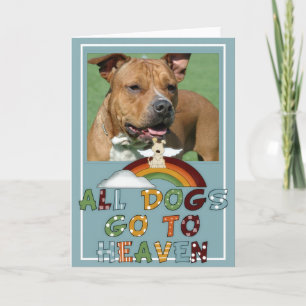 Chiens aller au Ciel Photo Animaux Sympathie Carte