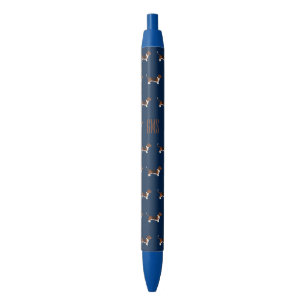 Chiens beagles Motif Stylo monogramme