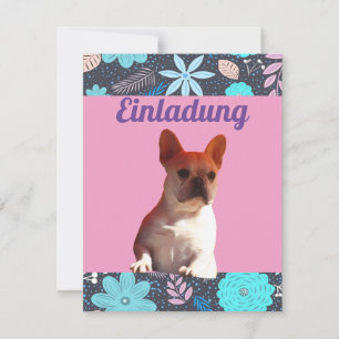 Chiens Bouledogues français Invitation Bouledogue 