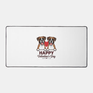 Chiens Boxer Joyeuse Saint-Valentin Vintage