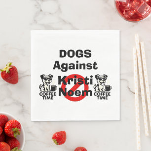 Chiens Contre Serviette En Papier Kristi Noem