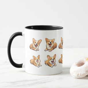 Chiens de chiot mignonette de corgi jolly Mug