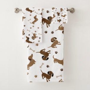 Chiens de Dachshund et Bones mignons pattes