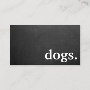 Chiens de tableau moderne. carte punch de fidélité