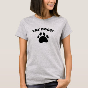 Chiens de Yay ! T-shirt Empreinte de patte