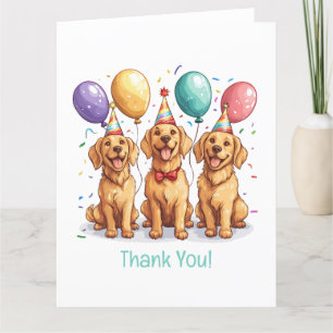 Chiens d'or de l'année d'anniversaire du Merci