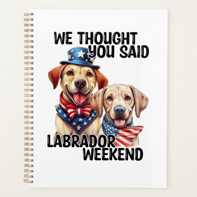 Chiens du Labrador patriotique Citation d'Humour d (Devant)