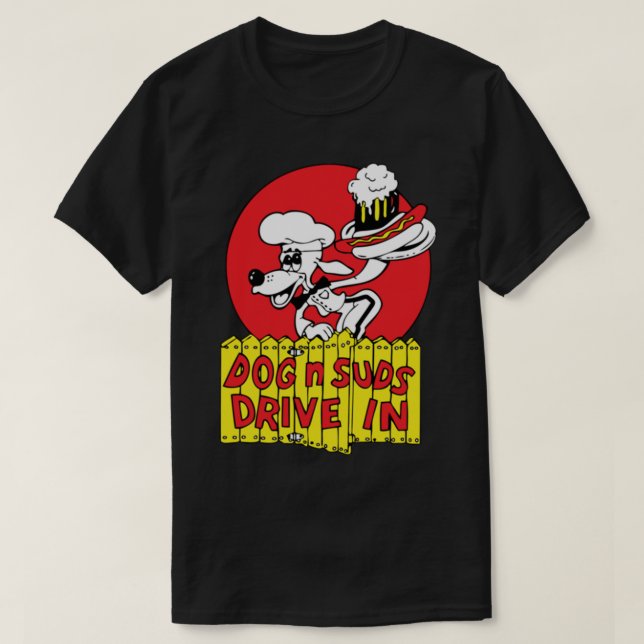 Chiens et sots logo T-shirt classique (Design devant)