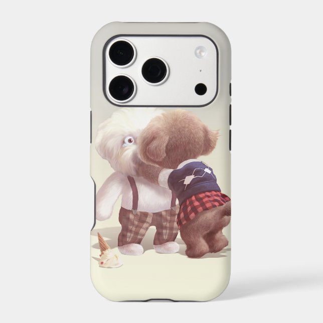 Chiens mignons Accrochage (Verso)