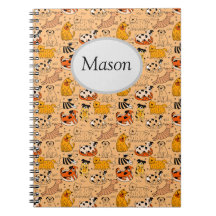 Chiens mignons personnalisables Carnet Spiral