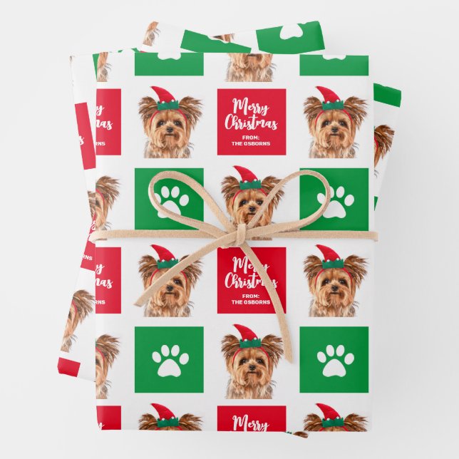Chiens personnalisables Papier d'enveloppement de  (En situation)